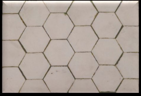 Mosaico de pastilhas cerâmicas de blindagem